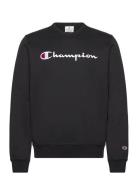 Crewneck Sweatshirt Tops Sweat-shirts & Hoodies Sweat-shirts Black Cha...