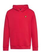 Pullover Hoodie Tops Sweat-shirts & Hoodies Hoodies Red Lyle & Scott