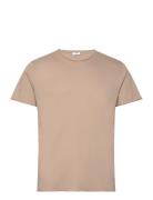 Roll Neck Tee Designers T-shirts Short-sleeved Beige Filippa K