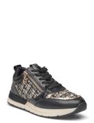 Women Lace-Up Matalavartiset Sneakerit Tennarit Black Tamaris