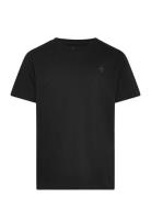 Regular Fit Badge T-Shirt - Gots/Ve Tops T-shirts Short-sleeved Black ...