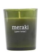 Scented Candle, Green Herbal Tuoksukynttilä Nude Meraki