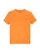 Essential Cotton Reg Tee S/S Tops T-shirts Short-sleeved Orange Tommy ...