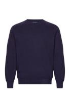 Sweater Regular Planet Powered Tops Knitwear Round Necks Navy Replay