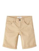 Nkmsilas Isak L Tw Shorts 9587-Mf T Noos Bottoms Shorts Beige Name It