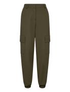 Sc-Siham Bottoms Trousers Cargo Pants Green Soyaconcept