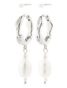 Constance Earrings 2-In-1 Set Korvakoru Korut Silver Pilgrim