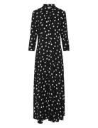 Yassavanna Long Shirt Dress S. Maksimekko Juhlamekko Black YAS