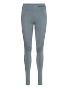 Hmlmt Shaping Seamless Mw Tights Sport Running-training Tights Grey Hu...