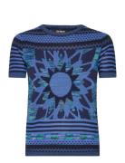 Sun Blue Tops Knitwear Jumpers Blue Desigual