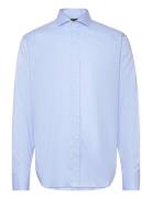 Reg Fit Cut Away Non Iron Twill Tops Shirts Business Blue Oscar Jacobs...