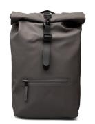 Rolltop Rucksack W3 Reppu Laukku Grey Rains