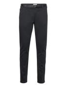 Classic Stretch Chino W?. Belt Bottoms Trousers Chinos Black Lindbergh