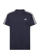 Essentials Single Jersey 3-Stripes T-Shirt Sport T-shirts Short-sleeve...