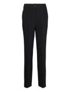 Gale Straight Pants Bottoms Trousers Straight Leg Black Modström