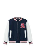 Nknmain Bomber Jacket Pb Bombertakki Navy Name It