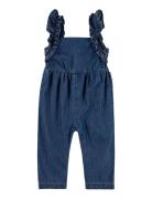 Levi's® Ruffled Strap Jumpsuit Jumpsuit Haalari Blue Levi's