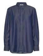 Dalinna-M Tops Shirts Long-sleeved Blue MbyM