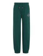 Th Logo Puff Print Sweatpants Bottoms Sweatpants Green Tommy Hilfiger