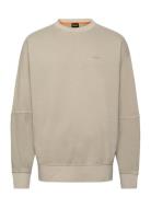 We_Re_Generative Tops Sweat-shirts & Hoodies Sweat-shirts Beige BOSS