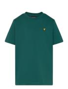 Plain T-Shirt Tops T-shirts Short-sleeved Green Lyle & Scott