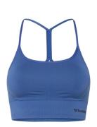 Hmltiffy Seamless Sports Top Sport Bras & Tops Sports Bras - All Blue ...