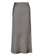 Cc Heart Skyler Mid-Length Skirt Polvipituinen Hame Grey Coster Copenh...