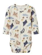 Nbmnathon M Ls Body Bodies Long-sleeved Multi/patterned Name It