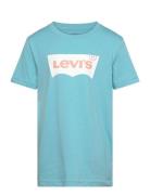 Levi's® Batwing Tee Tops T-shirts Short-sleeved Blue Levi's