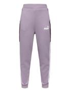 Puma Power Sweatpants Fl G Bottoms Sweatpants Purple PUMA