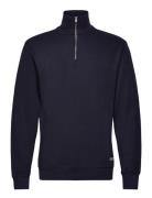 Half Zip Sweat Tops Sweat-shirts & Hoodies Sweat-shirts Navy Lindbergh