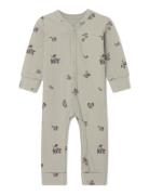 Prune Green Rib Jersey Sie Pyjama Sie Jumpsuit Haalari Green Garbo&Fri...