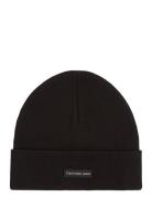 Inst Patch Beanie Accessories Headwear Beanies Black Calvin Klein