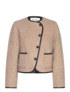 Nylah Wool Blend Jacket Villakangastakki Beige Malina