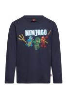 Lwtano 620 - T-Shirt L/S Tops T-shirts Long-sleeved T-shirts Navy LEGO...