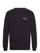 Navigator Long Sleeve Tops T-shirts Long-sleeved Black Makia