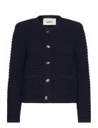 Gilet Gaspard Tops Knitwear Cardigans Navy Ba&sh