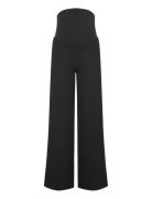 Olmemma Wide Pant Jrs Noos Bottoms Trousers Wide Leg Black Only Matern...