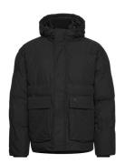 Baker Short Puffa Vuorillinen Takki Topattu Takki Black Clean Cut Cope...