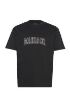 Nord T-Shirt Tops T-shirts Short-sleeved Black Makia