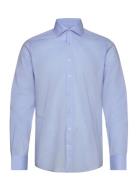 Bs Barnes Modern Fit Shirt Tops Shirts Business Blue Bruun & Stengade