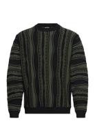 Rrteton Knit Regular Fit Tops Knitwear Round Necks Black Redefined Reb...