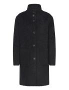 Ferddysz Wool Coat Villakangastakki Black Saint Tropez