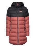 W Active Puffy Parka Vuorillinen Takki Topattu Takki Pink Helly Hansen