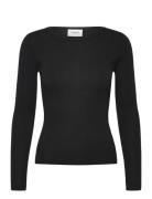 Garimasz Wool Ls Blouse Tops T-shirts & Tops Long-sleeved Black Saint ...