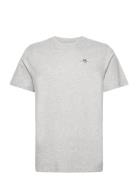 Shield Pajama T-Shirt Tops T-shirts Short-sleeved Grey GANT