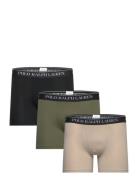 Stretch Cotton Boxer Brief 3-Pack Bokserit Green Polo Ralph Lauren Und...