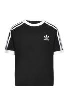 3Stripes Tee Sport T-shirts Short-sleeved Black Adidas Originals