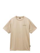 Albula Short Sleeve T-Shirt Tops T-shirts Short-sleeved Beige Napapijr...