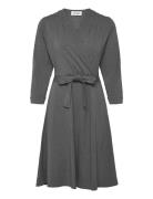 Kate Dress Polvipituinen Mekko Grey Jumperfabriken